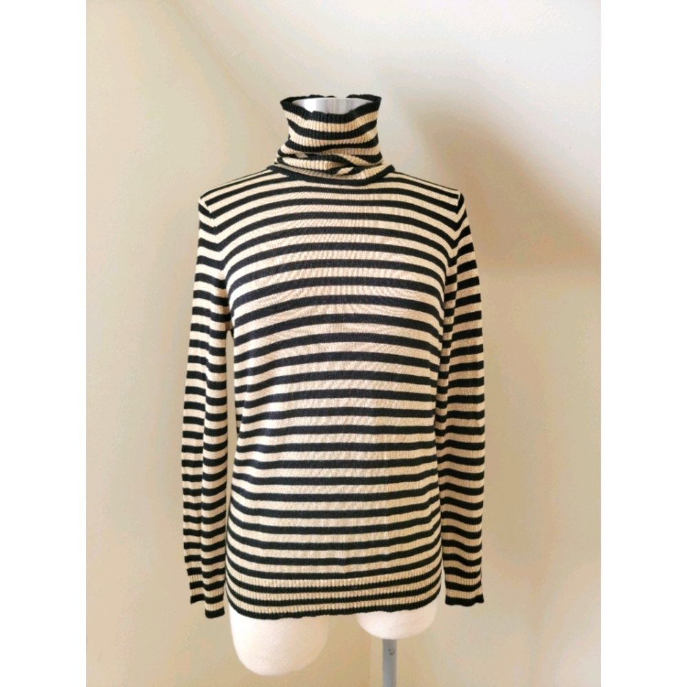 4 for$20🌿Joseph A. Striped Turtleneck